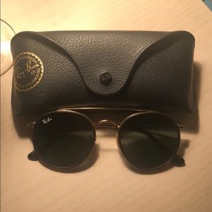 Ray ban round double bridge sunglasses